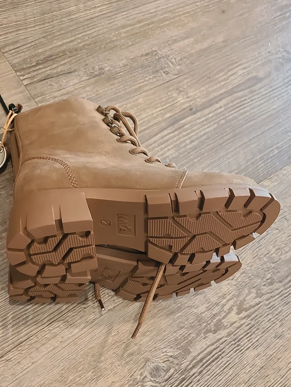 Mia Little Mila Taupe Boots Size 2